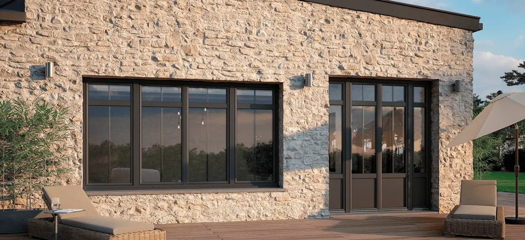 Votre partenaire Arcades et Baies LA MENUIZ'2 sarl à Céret Fabricant installateur de fenêtres, portes et volets bois, pvc, alu